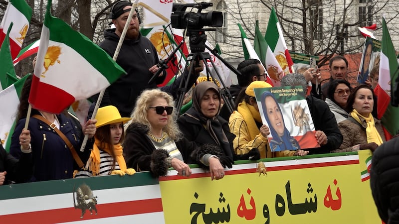 Iranian-Americans Rally for Democracy in DC