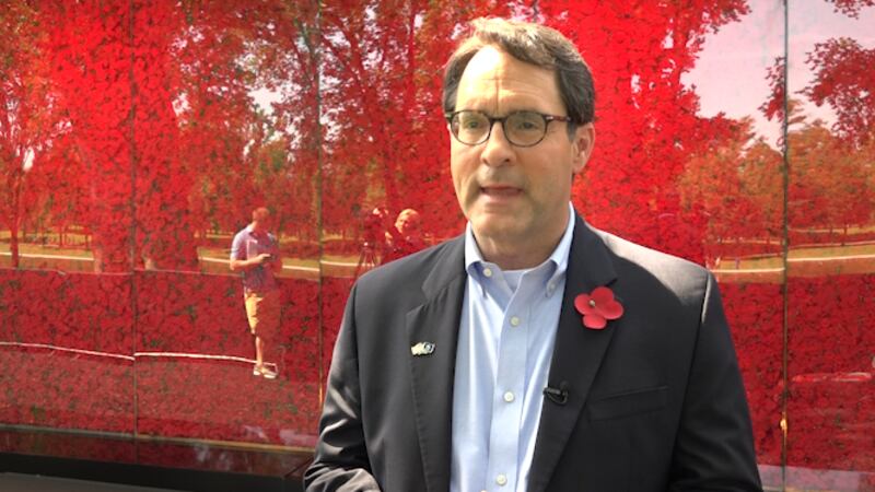 John Bird says he hopes to take this memorial to other locations around the country.