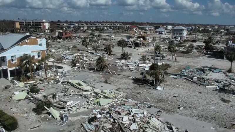 The Florida Panhandle saw loss of life and severe damages as a result of the 2018 Hurricane...