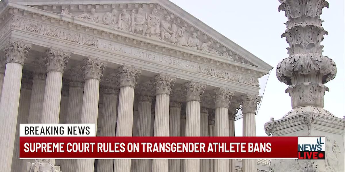 Supreme Court upholds state laws banning transgender girls and women from school athletic teams